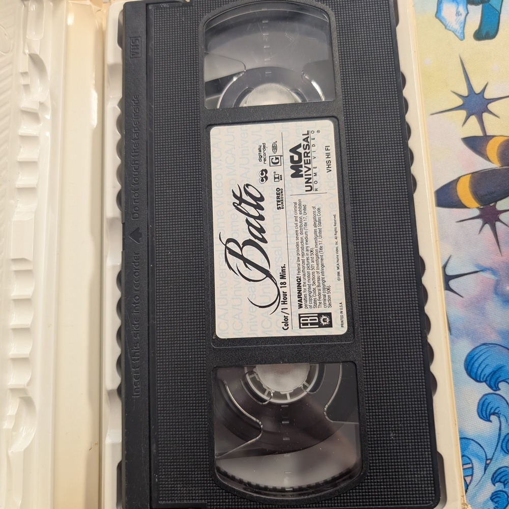 Batto MCA Universal Black VHS Tape
